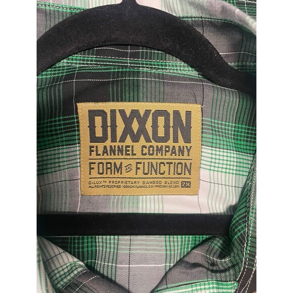 Dixxon Flannel Company Form & Function Work Shirt Mens Green SS Button Up - 2X - Picture 5 of 14